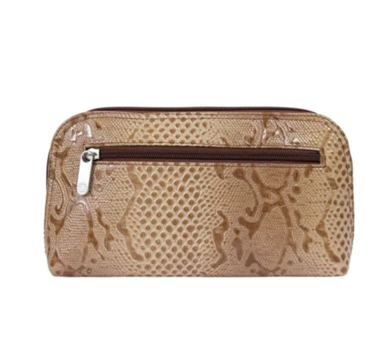 2029-011 Косметичка женская KARYA (Бежевый/25*14*6/натуральная кожа)