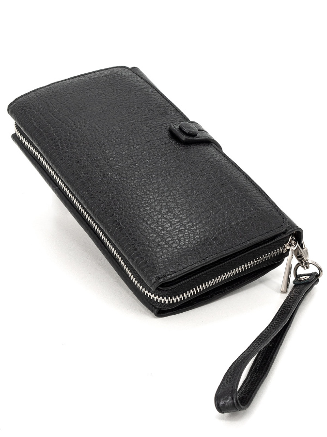 102T-33383-1 Клатч мужской кожа (Пеллекон) (черный/22*13*3/натуральная кожа/PELLECON)