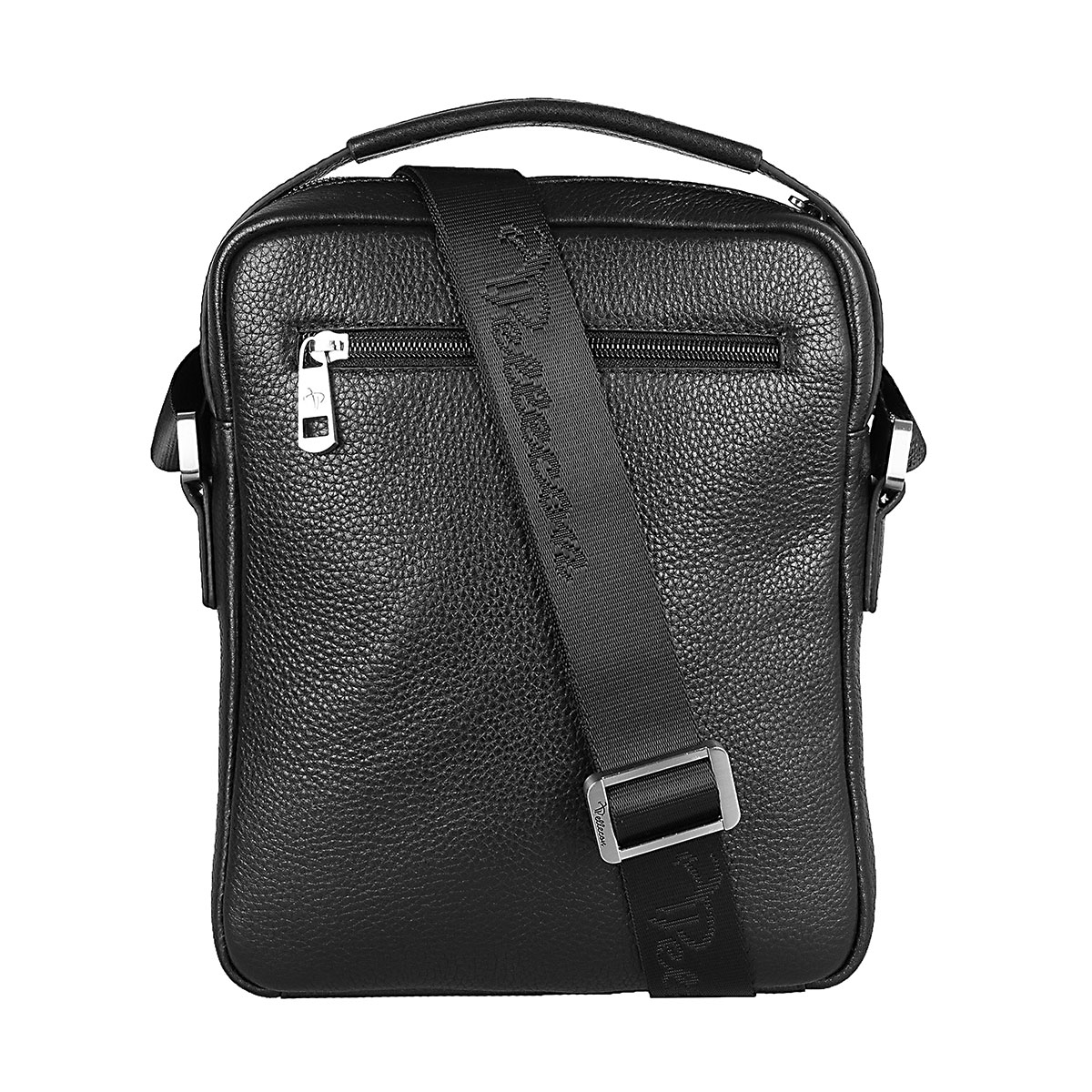 102-81505-1 Сумка мужская кожа (Пеллекон) (черный/21,5*25,5*5/натуральная кожа/PELLECON)