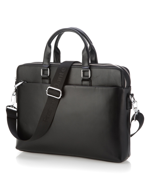 8028 Сумка мужская натуральная кожа (Черный/35*28*7/натуральная кожа/Redmond)