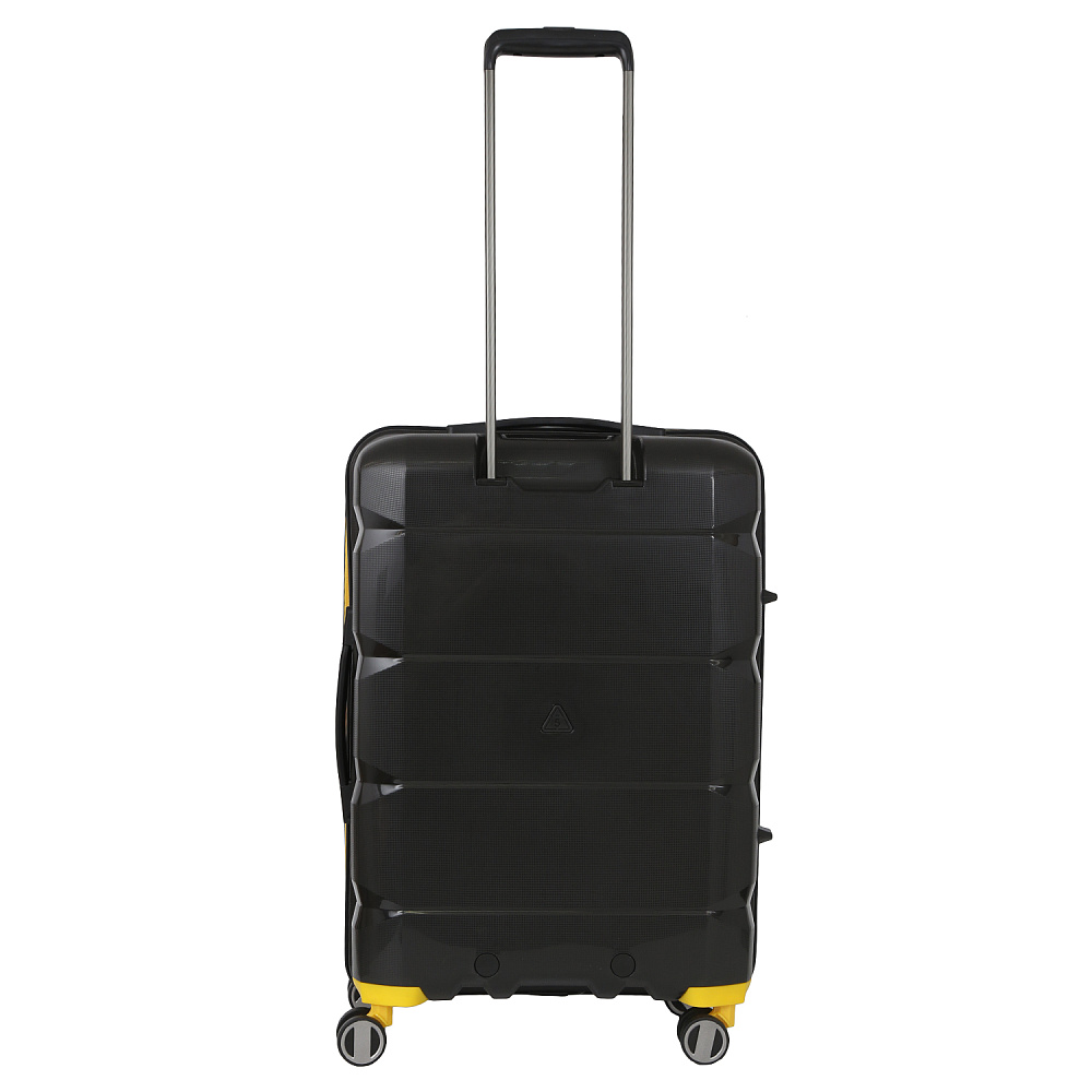 EN6520-24-27 FABRETTI Чемодан 4-х колесный 100% полипропилен (черный/45*66*26/полипропилен/M/FABRETTI)