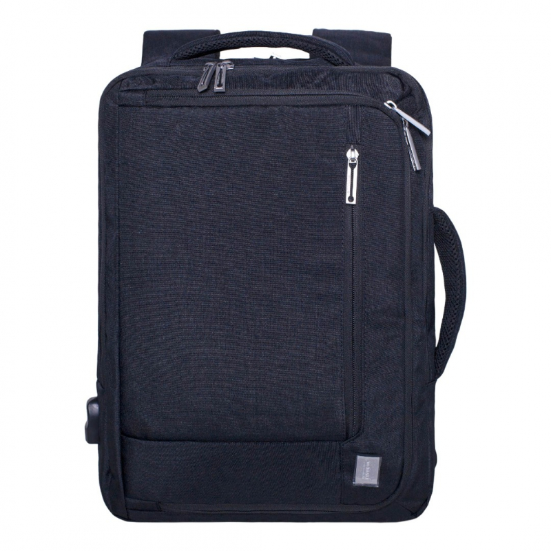 020 черный Молодежный рюкзак MERLIN  (Черный/27*38*10/полиэстер/MERLIN)