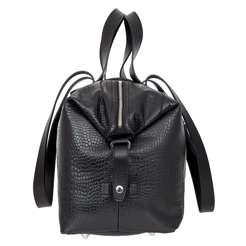 8024 black crocco Дорожная сумка Conti UOMO (черный/45*30*25/натуральная кожа/Conti Uomo)