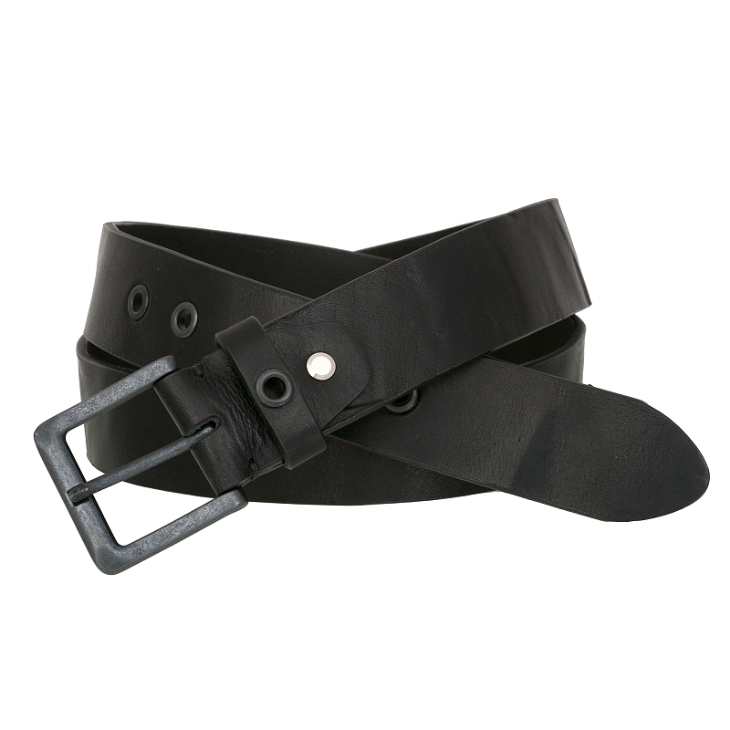 80641 Black Ремень Conti Uomo (длина 130) (Черный/130 см/натуральная кожа/Conti Uomo)