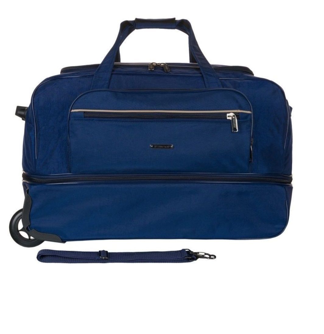М-6101 Сумка на колесах St-wash синий (Синий/60*44*37,5/полиэстер)