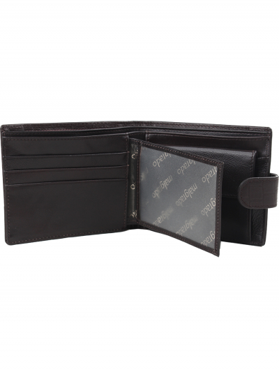 36002-2902D Brown Портмоне (Malgrado) (коричневый/11,5*9,5*1,5/натуральная кожа/Malgrado)