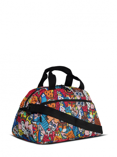 2-322 Сумка дорожная (коты цветные) antan/мультиколор (мультиколор/45*26*21/текстиль/ANTAN)