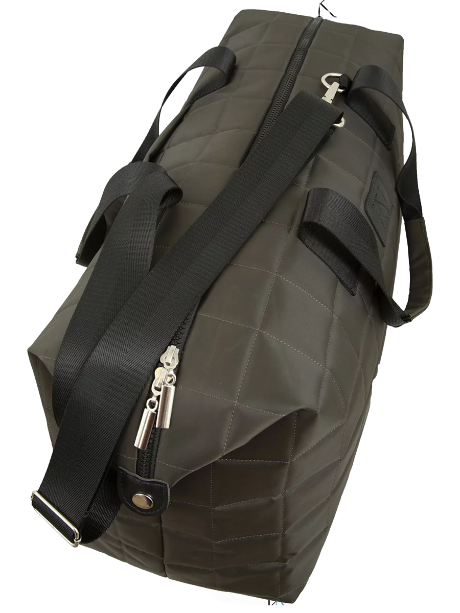 501-70405 Сумка дорожная хаки+квадраты(текстиль) (хаки/текстиль/KATY NIKOLAEVA)