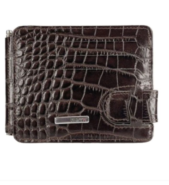 0044-57 Картхолдер натуральная кожа KARYA (Коричневый/11*9*1/натуральная кожа/KARYA)