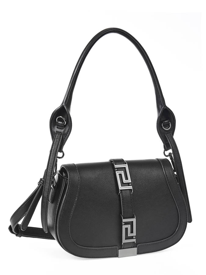 111-155 чёрный Сумка женская (Черный/24*14*8/Экокожа/Hogerland)