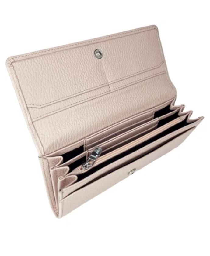 1191-027 Портмоне натуральная кожа KARYA (Розовый светлый/19*10*3/натуральная кожа/KARYA)