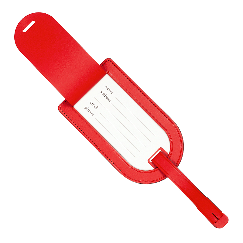 VG5407 Red Ярлык для багажа Verage (красный/полиуритан/Verage)