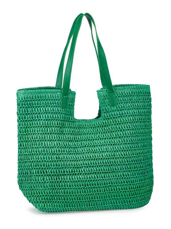 112-048-65 Сумка пляжная зелёный (Зелёный/35*28*15/целлюлоза/Redmond)