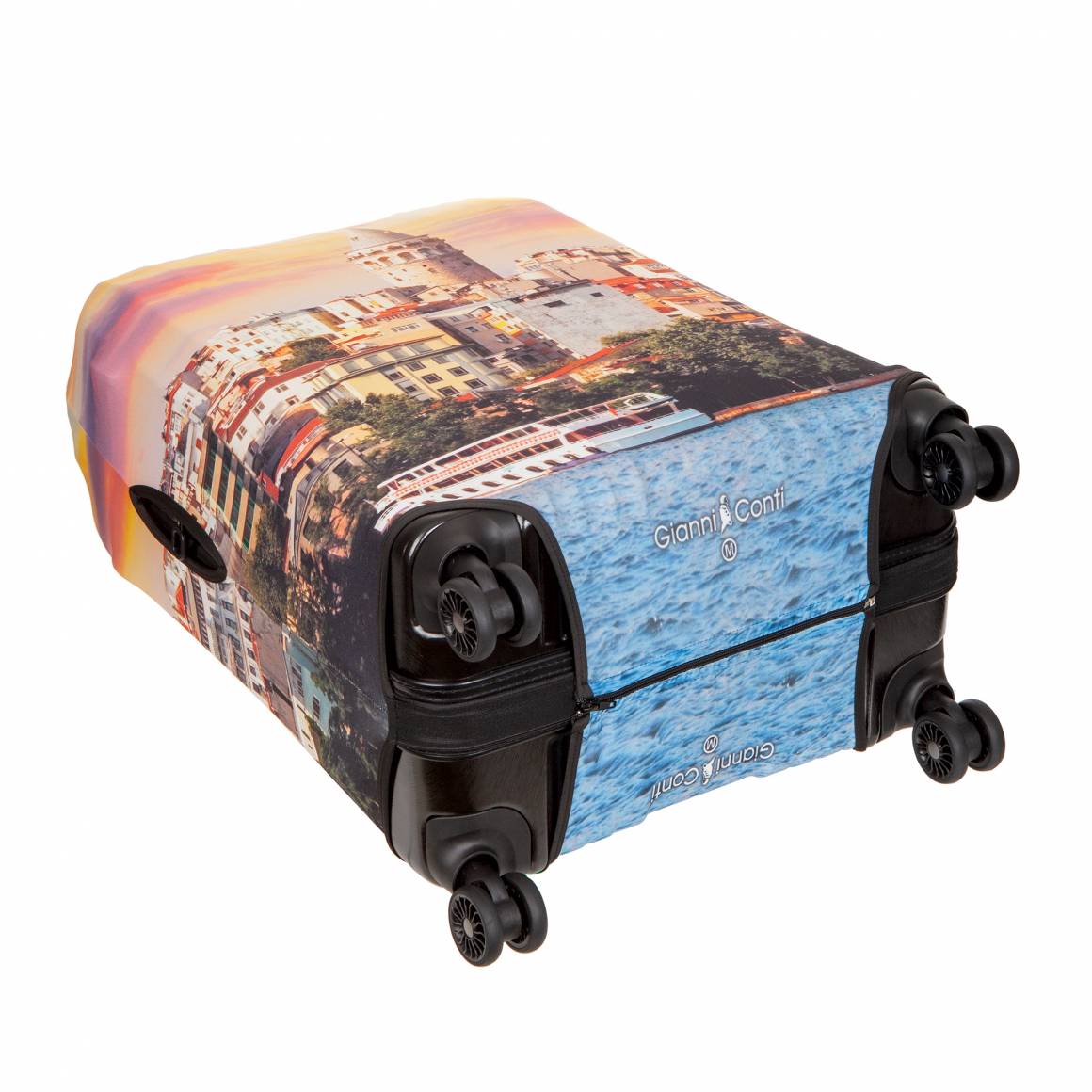 9082 (M)))Защитный чехол для чемодана (мультиколор/полиэстер/M/Verage)