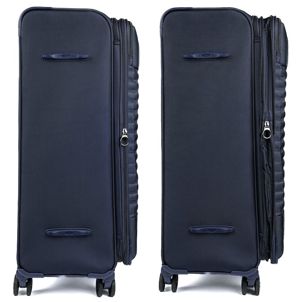 TRM2311-28-8 FABRETTI Чемодан 4-х колесный 100% полиэстер (Синий/48*80*33/полиэстер/L/FABRETTI)