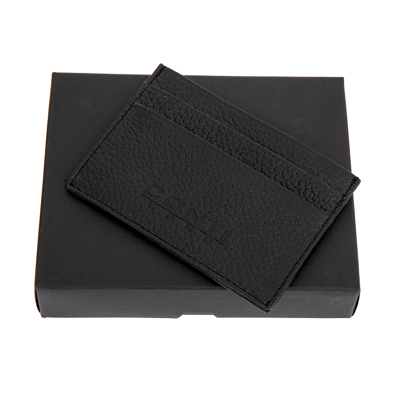 7348 black Картхолдер Conti UOMO (черный/10*7*0,3/натуральная кожа/Conti Uomo)