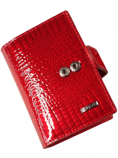 42003-44# Red Визитница (Malgrado) (красный/7,5*11*1,5/натуральная кожа/Malgrado)
