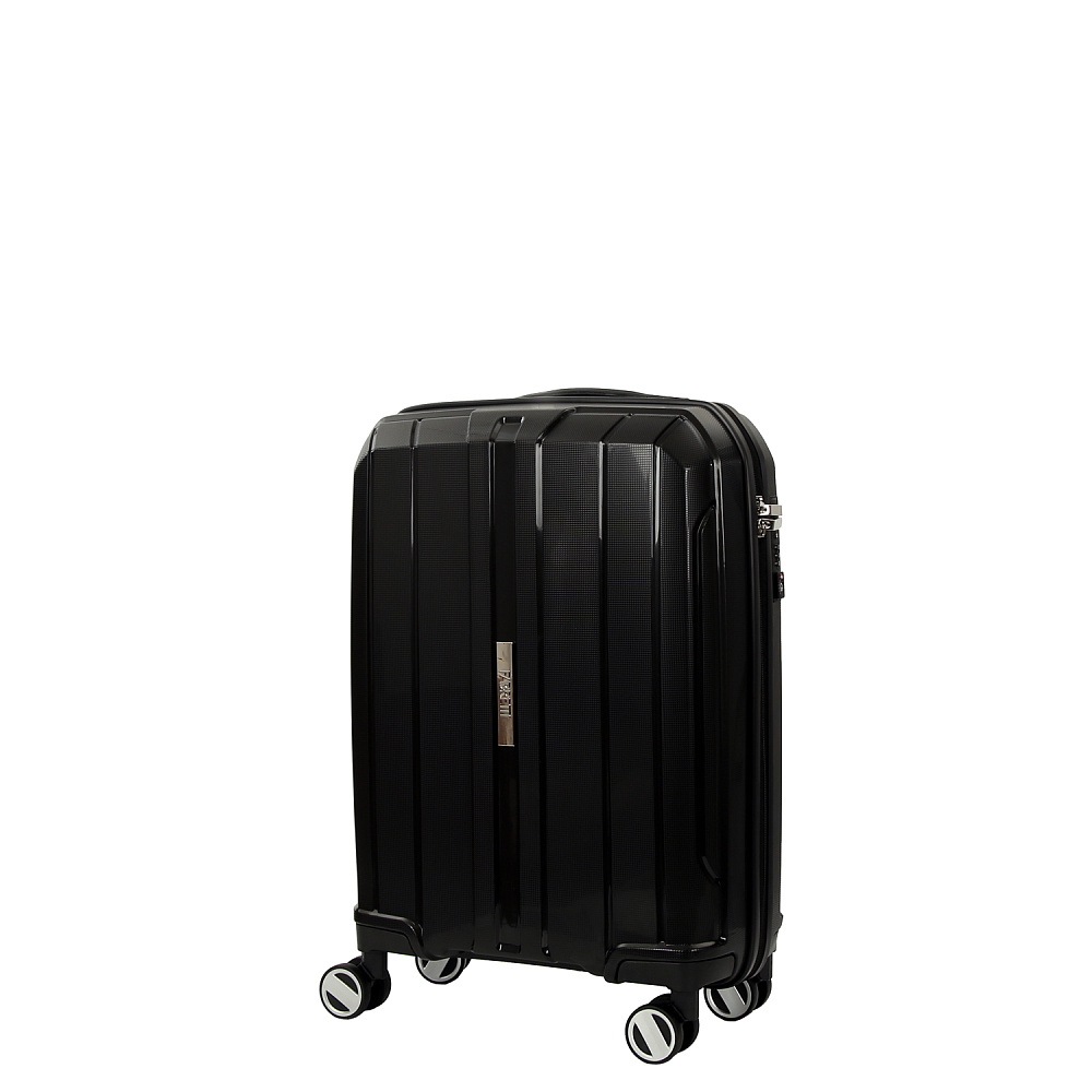 EN8520-20-2 Чемодан 4-х колесный 100% полипропилен FABRETTI  (Черный/40*58*20/полипропилен/S)