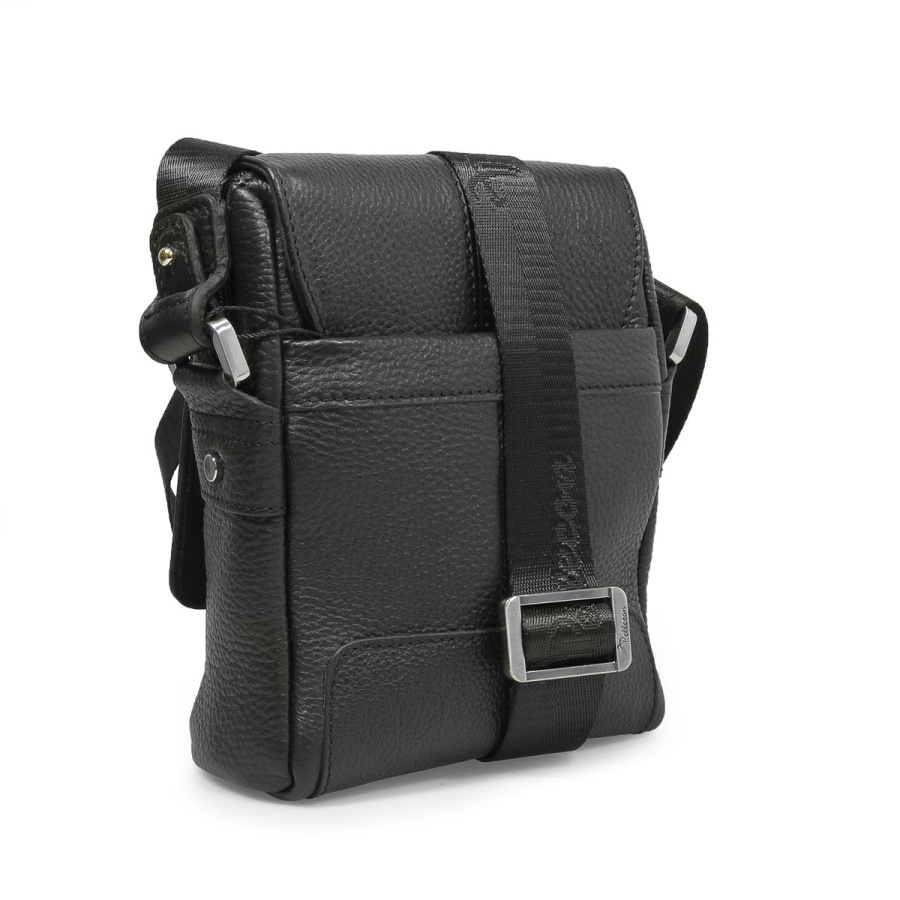 102-817-1 Сумка мужская кожа (Пеллекон) (черный/15*21*6/натуральная кожа/PELLECON)