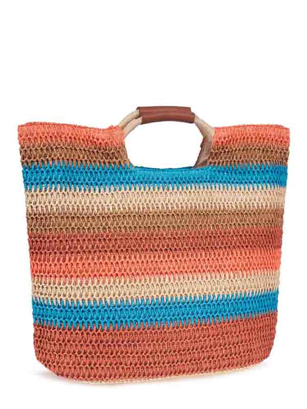 112-009-63 Сумка пляжная мультиколор (Мультиколор/39*38*16/целлюлоза/Redmond)