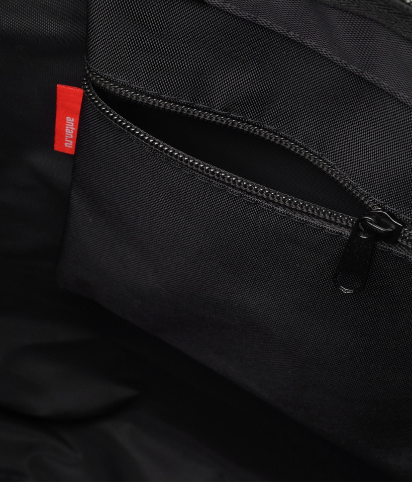 1-111 Сумка молодёжная (Бабочка/черный) (Черный/36*43*12/текстиль/ANTAN)