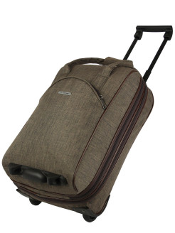 М-7318 Сумка на колёсах катионик коричневый (Коричневый/47*29*22/полиэстер/NTL Continent)