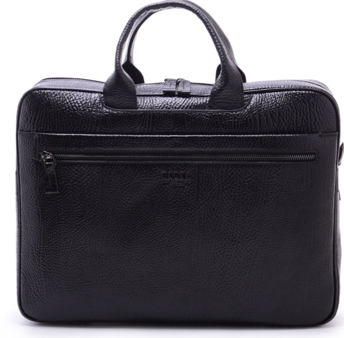 0260-45 Сумка натуральная кожа KARYA (Черный/40*33*8/натуральная кожа/KARYA)