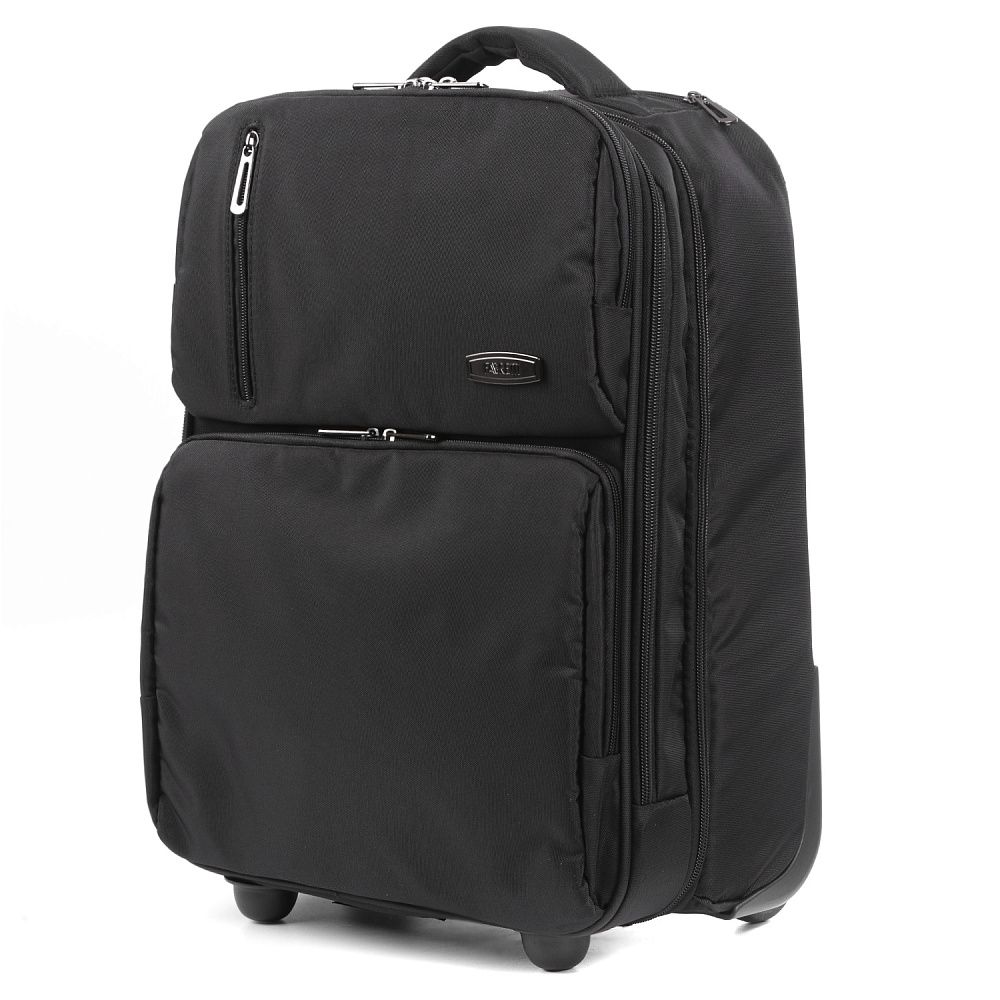 R2204-16-02 FABRETTI Рюкзак 2-х колесный 100% полиэстер (Черный/36*50*21/полиэстер/S/FABRETTI)