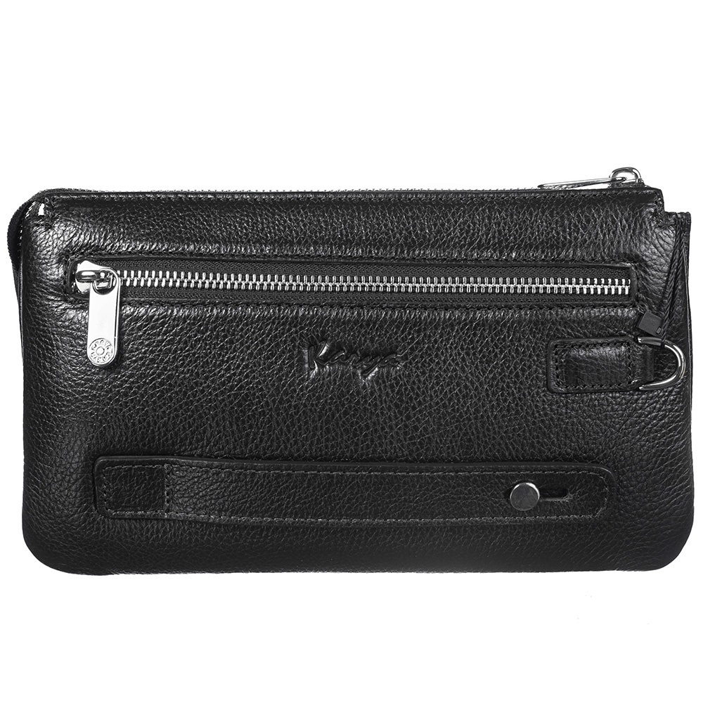 0746-45 Сумка мужская KARYA (Черный/24*14*5/натуральная кожа)