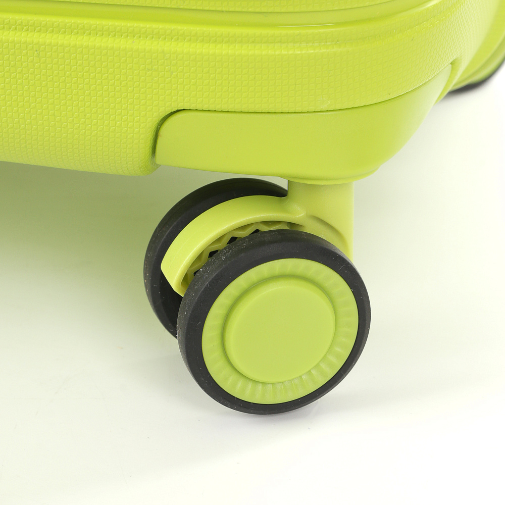 EN9520-20-11 FABRETTI Чемодан 4-х колесный 100% полипропилен (Зелёный/39*54*21/полипропилен/S/FABRETTI)