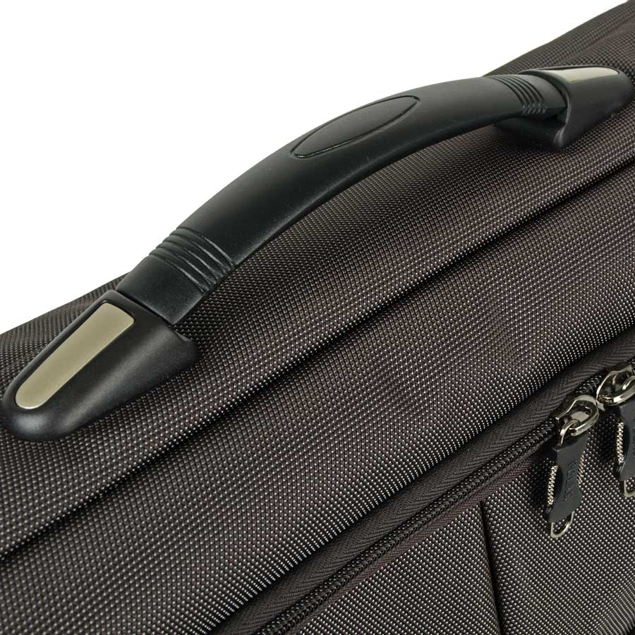 7040 (коричневый) Портплед двойной карман №2 текстиль (Коричневый/60*53*15/полиэстер/2,0 кг./48 литров/Polar)