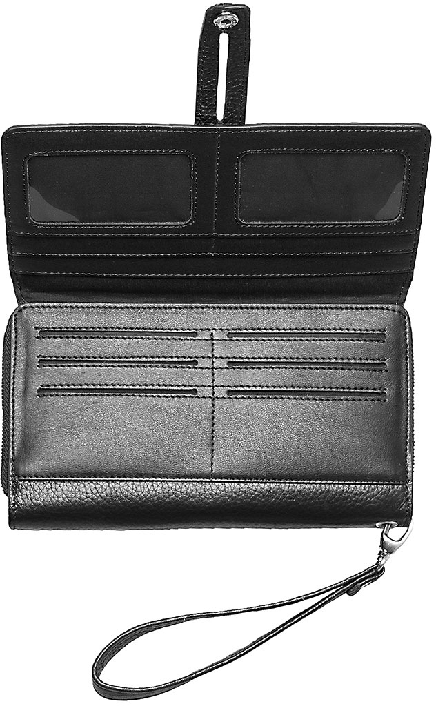 102-33383-1 Клатч мужской кожа (Пеллекон) (черный/22*13*3/натуральная кожа/PELLECON)