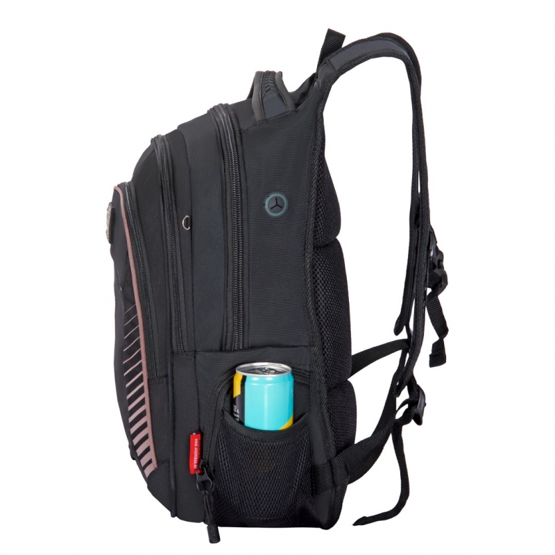 M21-137-5 Рюкзак Merlin  (Черный/26*41*15/полиэстер/MERLIN)