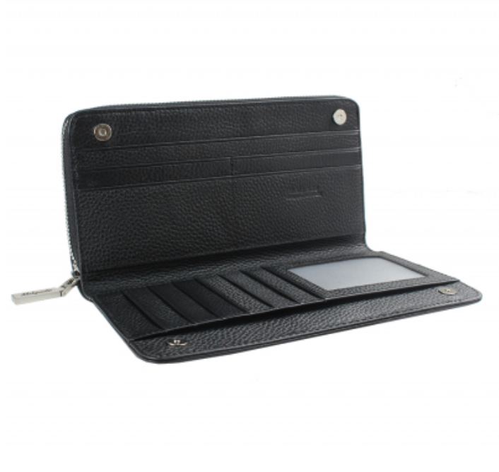 77013-5001D Black Клатч (Malgrado) (черный/натуральная кожа/Malgrado)