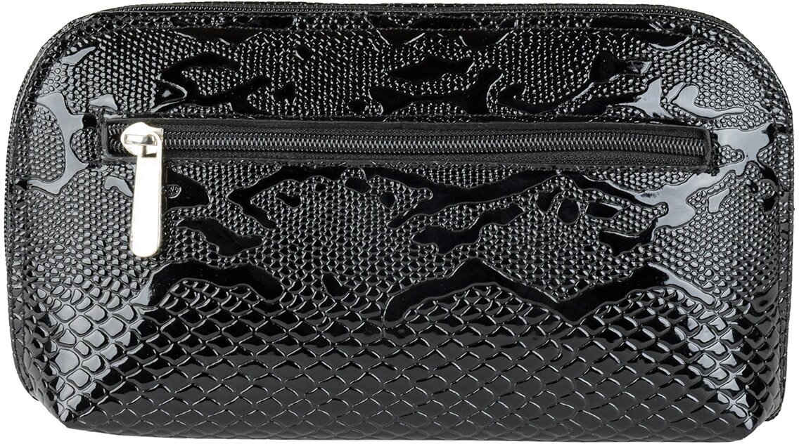 2029-013 Косметичка женская натуральная кожа KARYA (Черный/25*14*6/натуральная кожа)