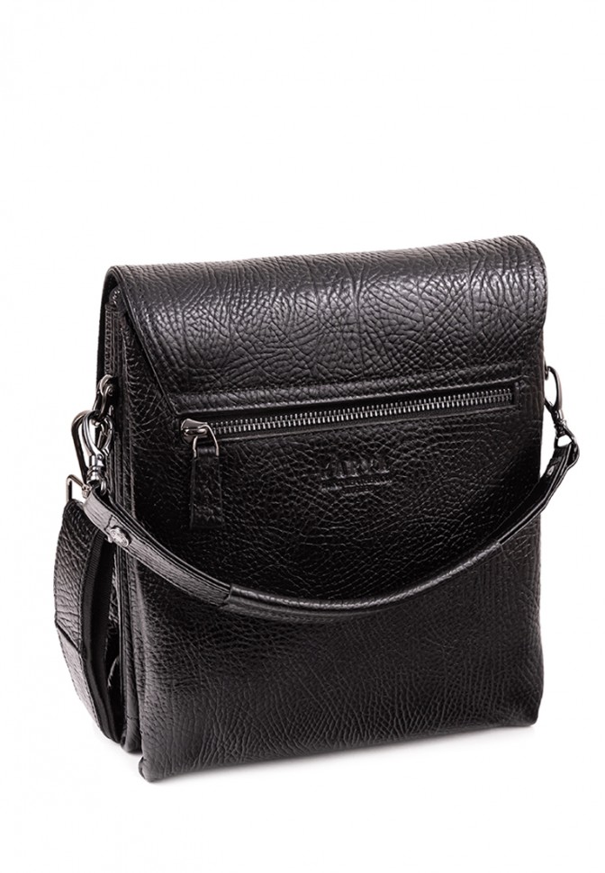 0542-03 Сумка мужская KARYA (Черный/22*26*8/натуральная кожа)