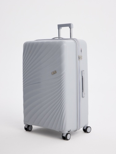 Чемодан Sochi-Grey (26) Серый (серый/43,5*70*27/полипропилен/M/3,8 кг/76 литров/L’case)