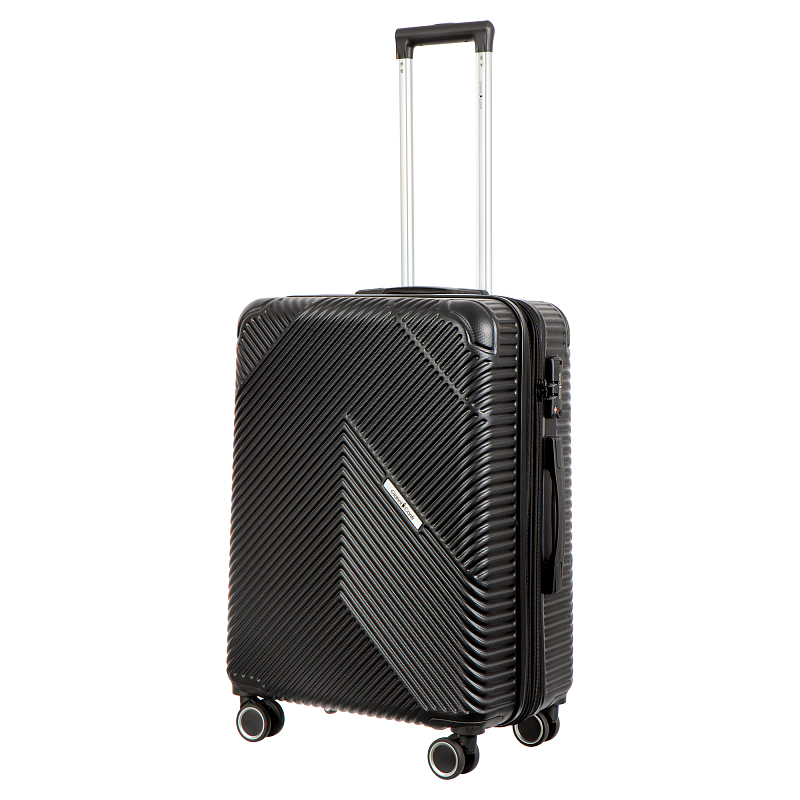 GC AT201-24 black Чемодан-тележка Gianni Coni (черный/47*66*26/АБС пластик/M/3,7 кг/Gianni Conti )