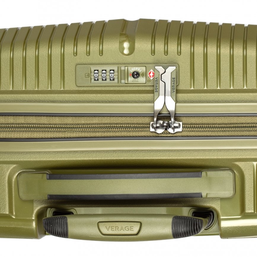 GM19006W19 (deep lichen green) Чемодан-тележка Verage (Зелёный/55*38*20/полипропилен/S/2,5 кг/Verage)