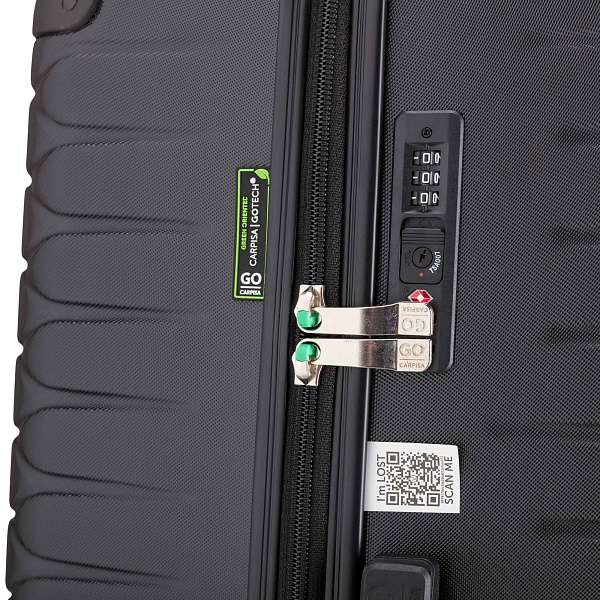 VAA5050L94200101 Чемодан 4-х колесный CARPISA (Черный/77*48*31/поликарбонат/L/CARPISA)