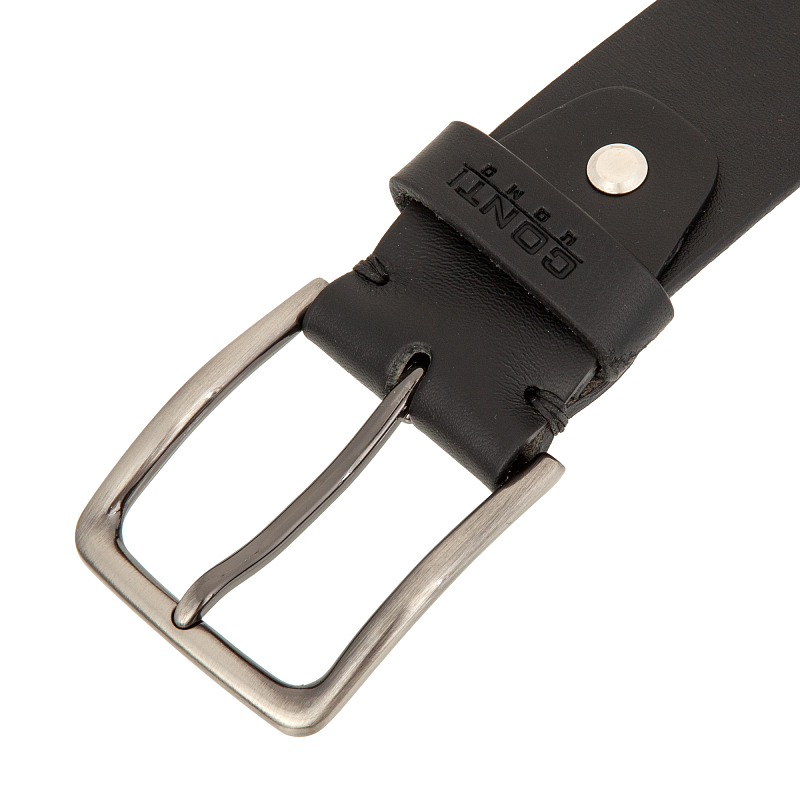 40131 Black Ремень Conti Uomo (длина 120) (черный/120 см/натуральная кожа/Conti Uomo)