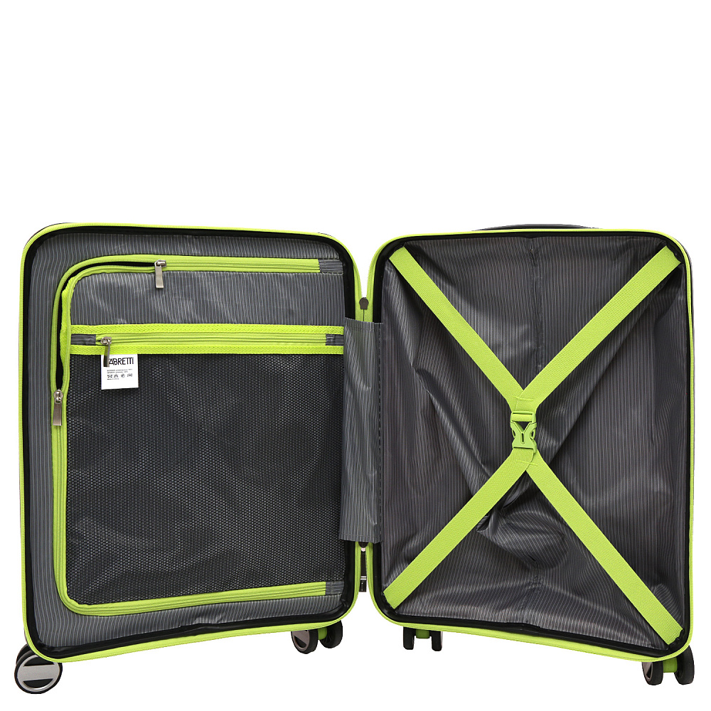 EN6520-20-41 FABRETTI Чемодан 4-х колесный 100% полипропилен (Красный/39*56*20/полипропилен/S/FABRETTI)