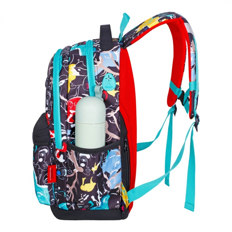 155-2 Рюкзак Across  (мультиколор/29*43*18/полиэстер/0,75 кг)