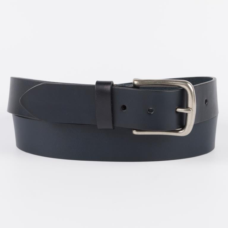 MLBJ3804-04 Ремень мужской (синий) (Синий/3,8*110-130/натуральная кожа/Jonas Hanway)