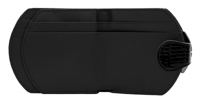 41007-1B-46# Black Кошелек Средний Malgrado (черный10*10,5*2/натуральная кожа/Malgrado)