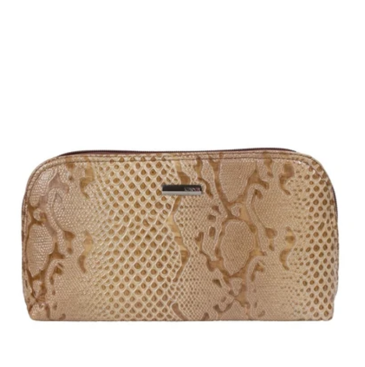 2029-011 Косметичка женская KARYA (Бежевый/25*14*6/натуральная кожа)