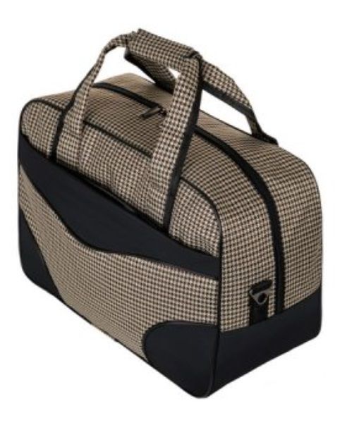 М-504 Саквояж дизайн гусиная лапка (Бежевый/44*30*21/полиэстер/NTL Continent)