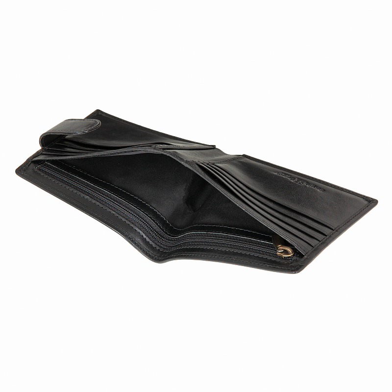 1818 (milano black) Портмоне Sergio Belotti (черный/11,5*10*2/натуральная кожа/Sergio Belotti)