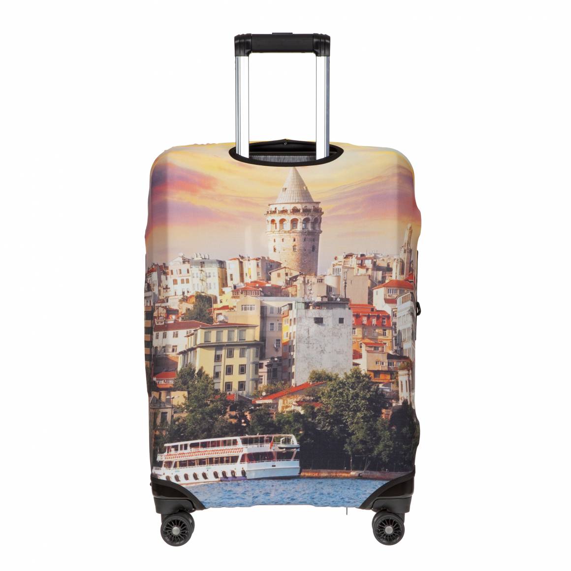 9082 (M)))Защитный чехол для чемодана (мультиколор/полиэстер/M/Verage)