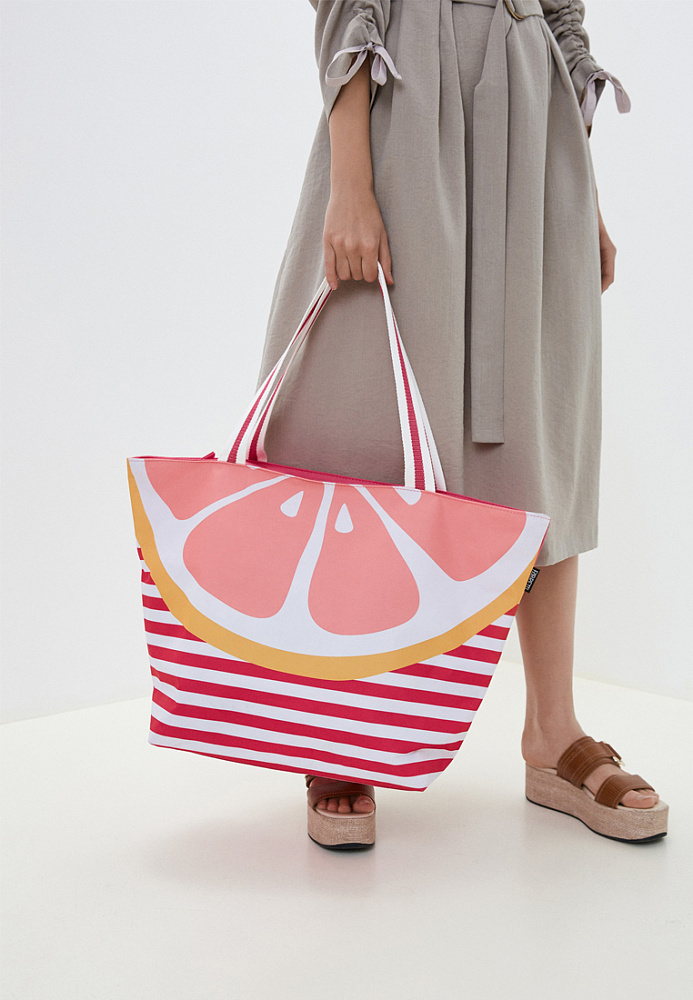 CB8-16 FABRETTI Сумка полиэстер (Розовый/38*36*19/полиэстер)